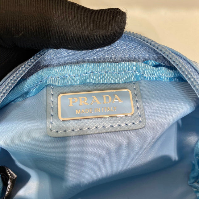 PRA CLUTCH 12 IN CERULEAN BLUE RE-NYLON