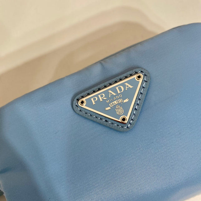 PRA CLUTCH 12 IN CERULEAN BLUE RE-NYLON