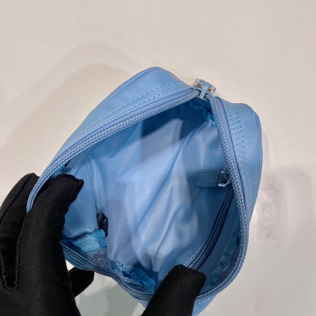 PRA CLUTCH 12 IN CERULEAN BLUE RE-NYLON