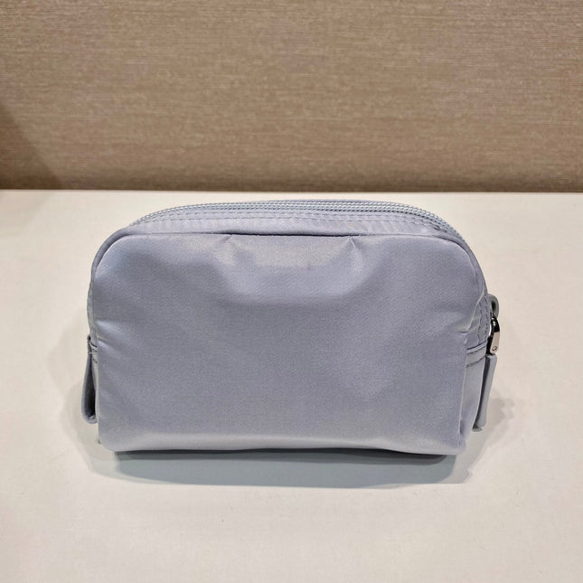 PRA CLUTCH 12 IN LIGHT GREY RE-NYLON