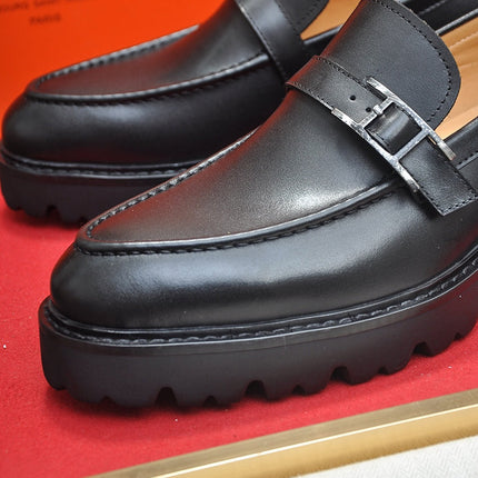 HM  MONTEREY LOAFER BLACK CALFSKIN