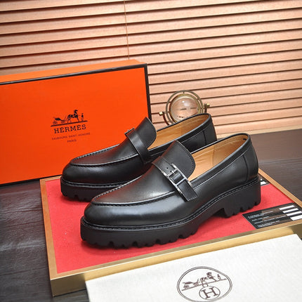HM  MONTEREY LOAFER BLACK CALFSKIN