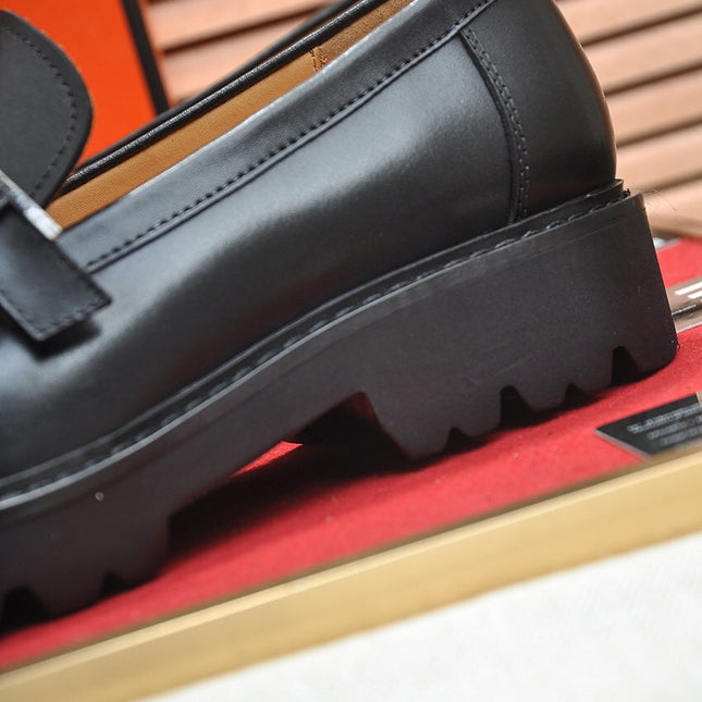HM  MONTEREY LOAFER BLACK CALFSKIN
