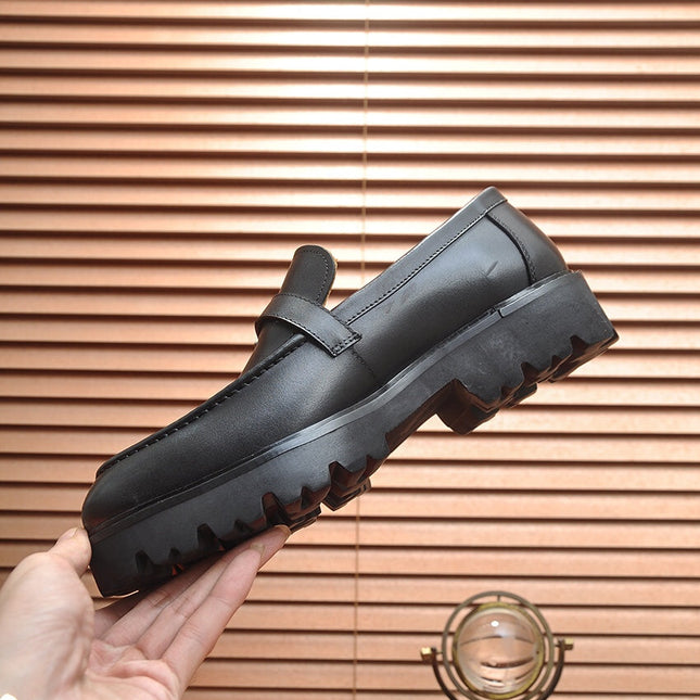 HM  MONTEREY LOAFER BLACK CALFSKIN