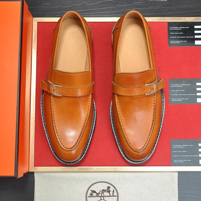 HM  MONTEREY LOAFER BRONZE CALFSKIN