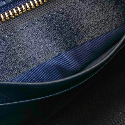 MINI HOBO 23 BAG IN BLUE OBLIQUE JACQUARD