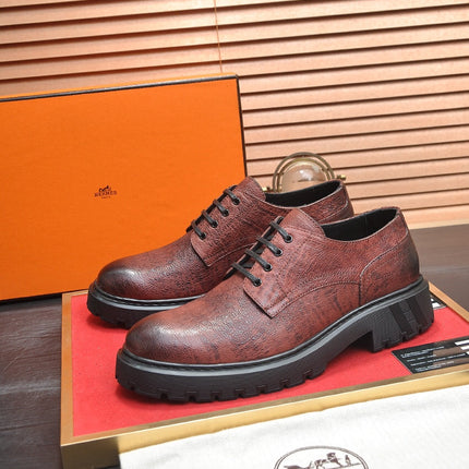 HM DANIEL TRAMPING SHOE CHESTNUT WRINKLE CALFSKIN