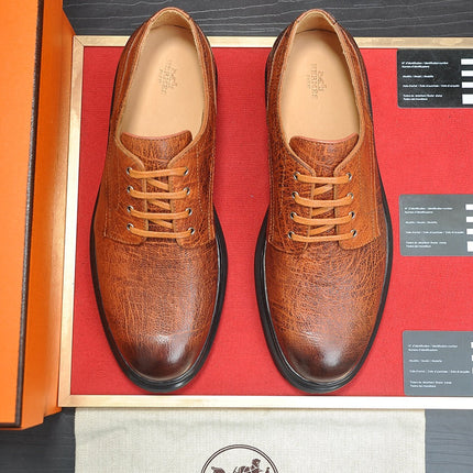 HM DANIEL TRAMPING SHOE BRONZE WRINKLE CALFSKIN