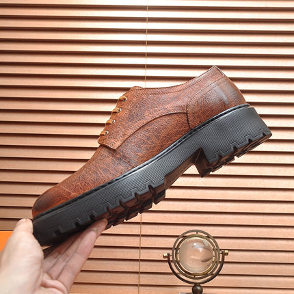 HM DANIEL TRAMPING SHOE BRONZE WRINKLE CALFSKIN