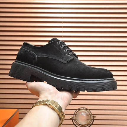 HM DANIEL TRAMPING SHOE BLACK SUEDE