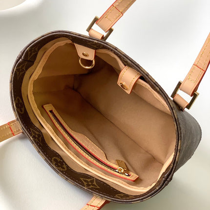 VAVIN PM TOTE 23 BROWN MONOGRAM CANVAS