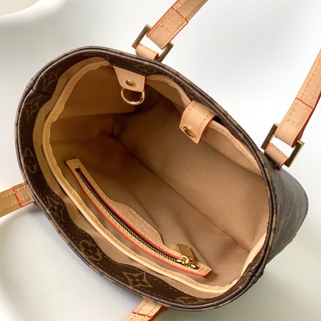 VAVIN PM TOTE 23 BROWN MONOGRAM CANVAS