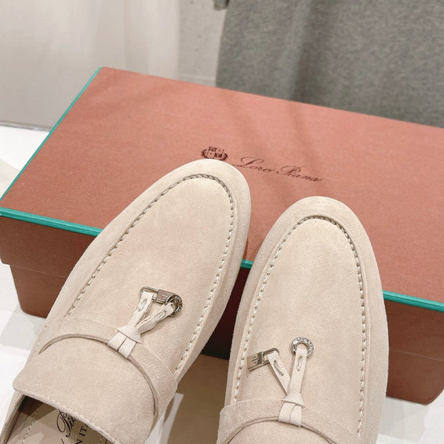 LP CHARMS WALK BABOUCHE LOAFERS BEIGE SUEDE
