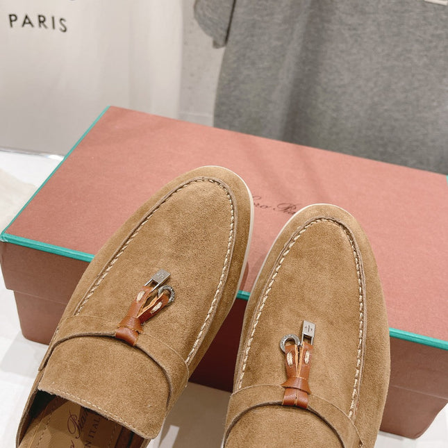 LP CHARMS WALK BABOUCHE LOAFERS COPPER SUEDE