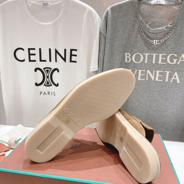 LP CHARMS WALK BABOUCHE LOAFERS COPPER SUEDE