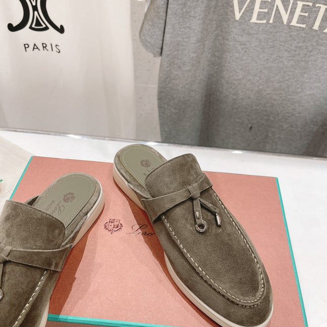 LP CHARMS WALK BABOUCHE LOAFERS CEDAR SUEDE