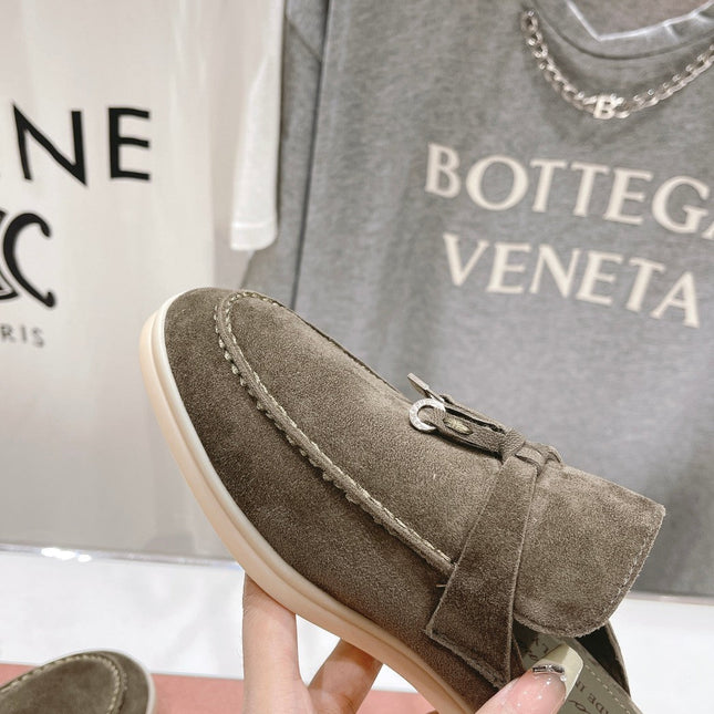 LP CHARMS WALK BABOUCHE LOAFERS CEDAR SUEDE