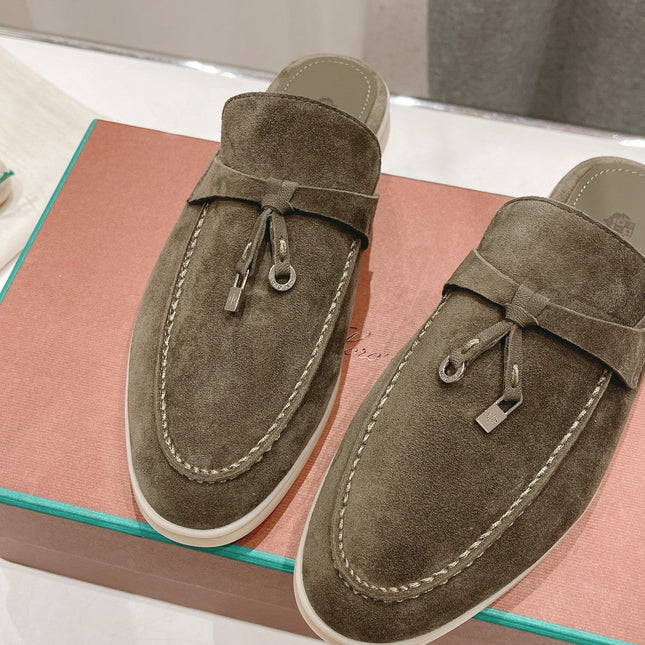 LP CHARMS WALK BABOUCHE LOAFERS CEDAR SUEDE