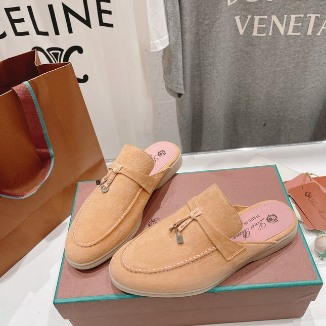 LP CHARMS WALK BABOUCHE LOAFERS CANTALOUPE SUEDE