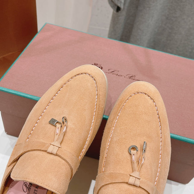 LP CHARMS WALK BABOUCHE LOAFERS CANTALOUPE SUEDE