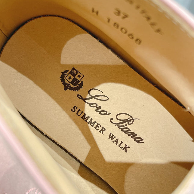 LP HIGH TOP OPEN WALK LOAFERS PASTEL PINK SUEDE