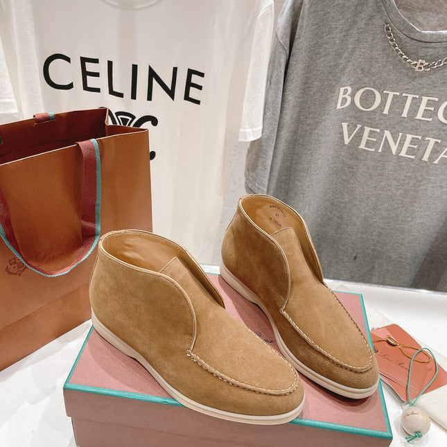 LP HIGH TOP OPEN WALK LOAFERS CAMEL SUEDE