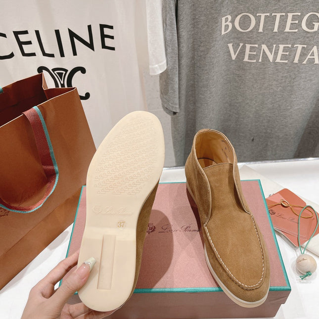 LP HIGH TOP OPEN WALK LOAFERS CAMEL SUEDE