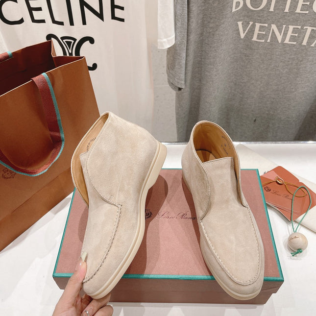 LP HIGH TOP OPEN WALK LOAFERS BEIGE SUEDE