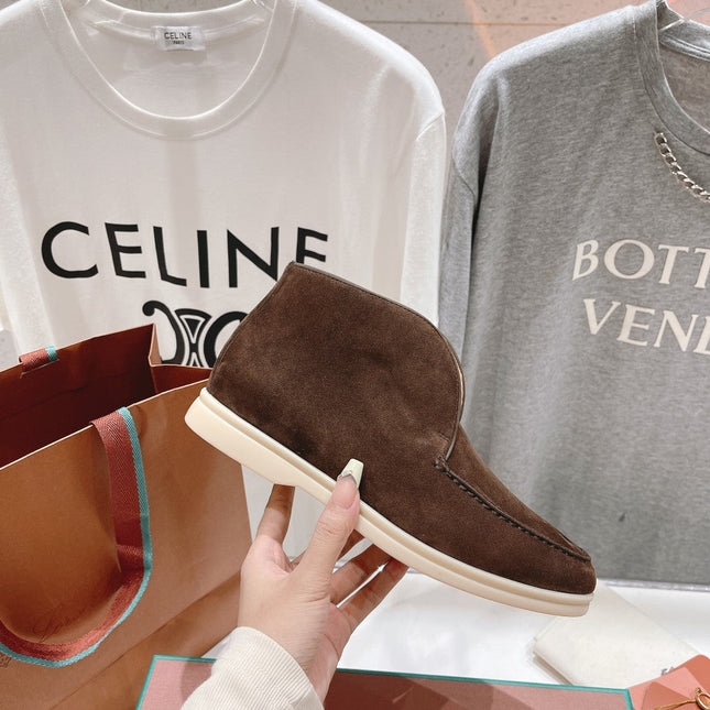 LP HIGH TOP OPEN WALK LOAFERS BROWN SUEDE