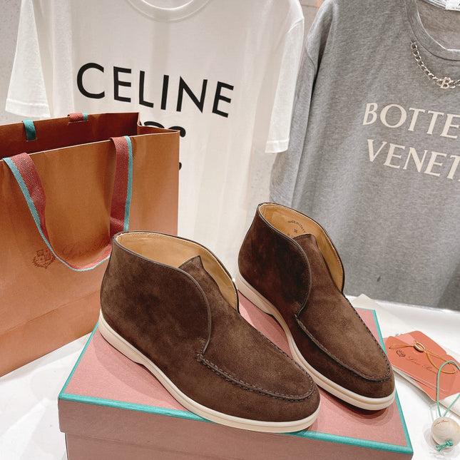 LP HIGH TOP OPEN WALK LOAFERS BROWN SUEDE