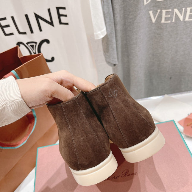 LP HIGH TOP OPEN WALK LOAFERS BROWN SUEDE