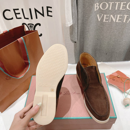 LP HIGH TOP OPEN WALK LOAFERS BROWN SUEDE