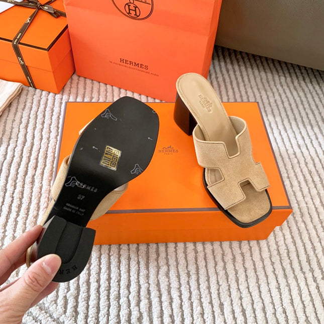 HELIA 60 SANDAL IN TUSCAN BEIGE SUEDE