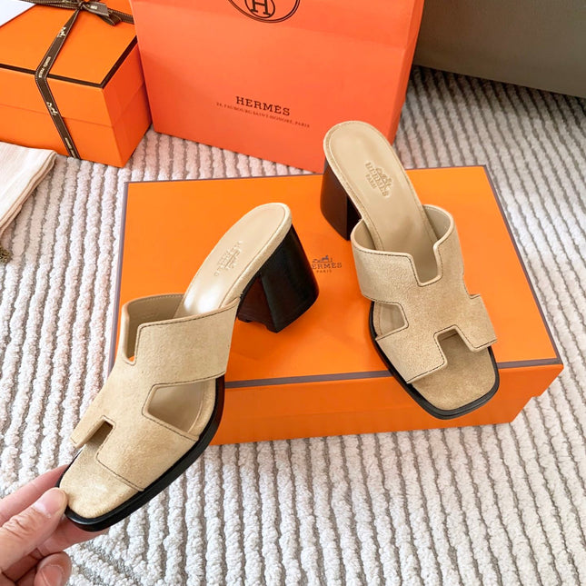 HELIA 60 SANDAL IN TUSCAN BEIGE SUEDE