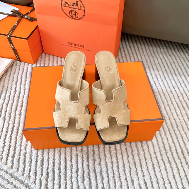 HELIA 60 SANDAL IN TUSCAN BEIGE SUEDE