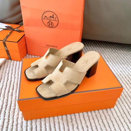 HELIA 60 SANDAL IN TUSCAN BEIGE SUEDE