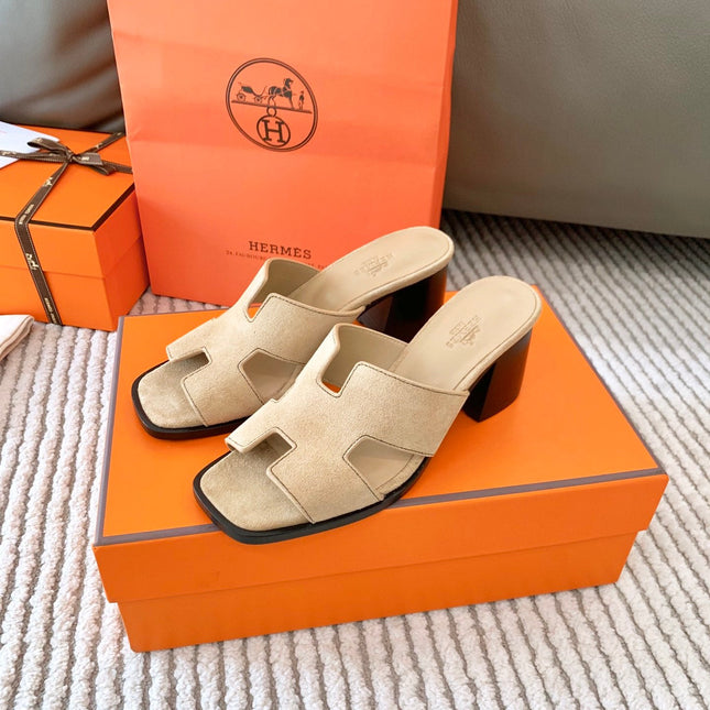 HELIA 60 SANDAL IN TUSCAN BEIGE SUEDE