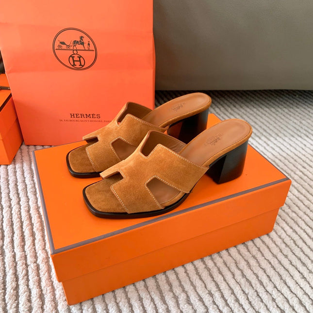 HELIA 60 SANDAL IN BRONZE BROWN SUEDE