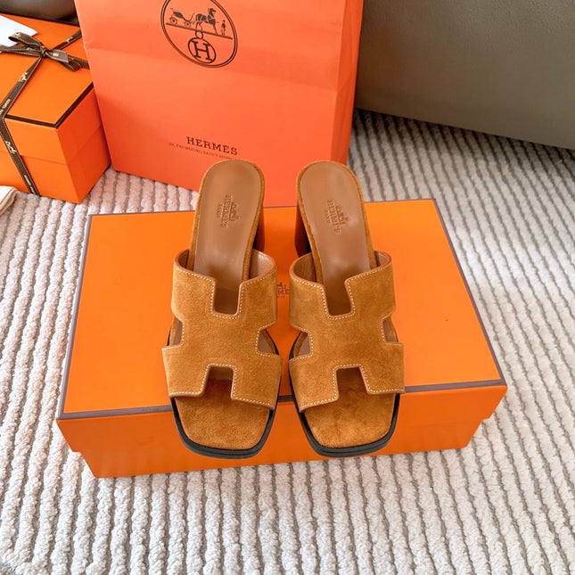 HELIA 60 SANDAL IN BRONZE BROWN SUEDE