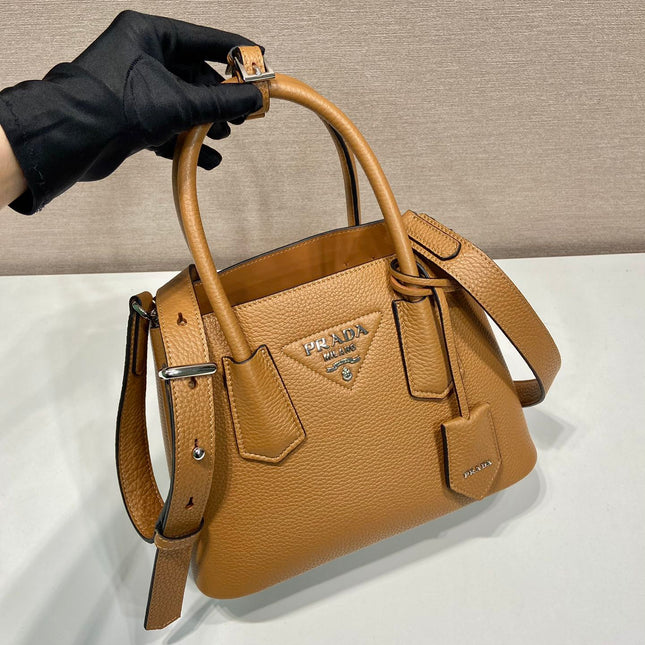 SHOPPING BAG 25 IN GINGER BROWN DEERSKIN