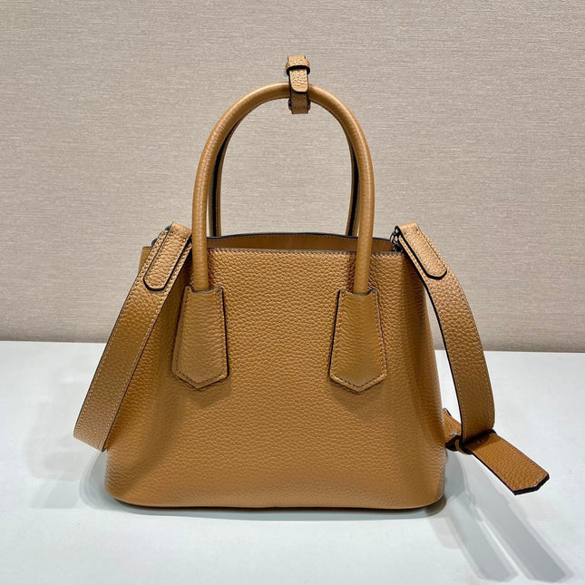 SHOPPING BAG 25 IN GINGER BROWN DEERSKIN