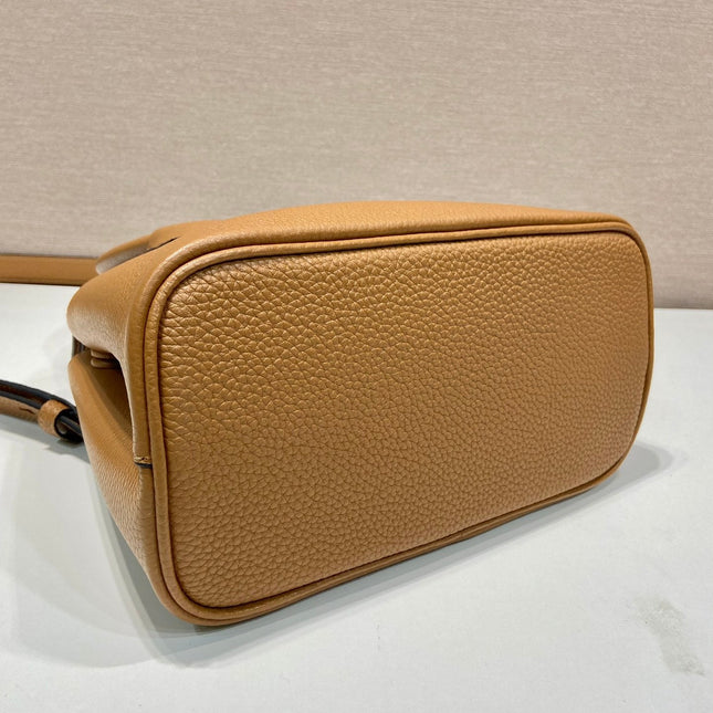 SHOPPING BAG 25 IN GINGER BROWN DEERSKIN