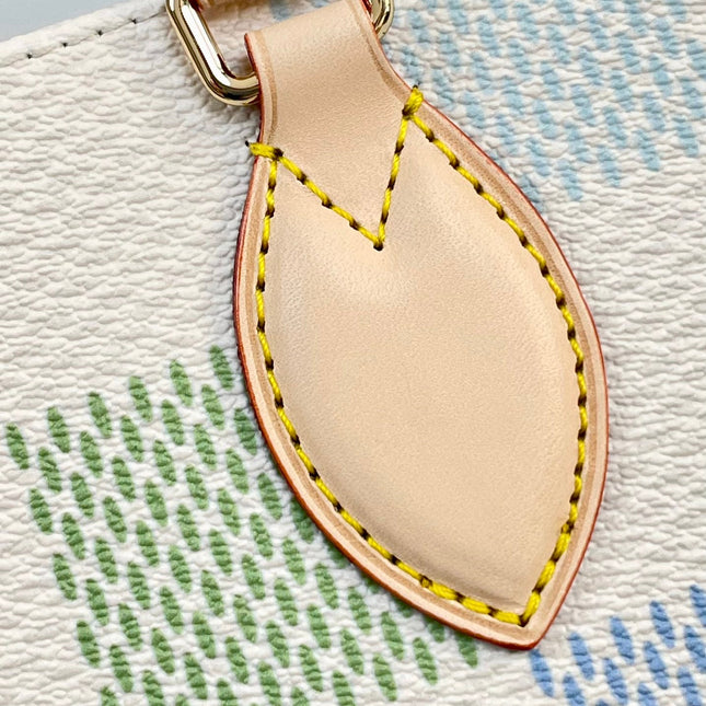 ONTHEGO 35 IN PISTACHIO DAMIER GIANT CANVAS