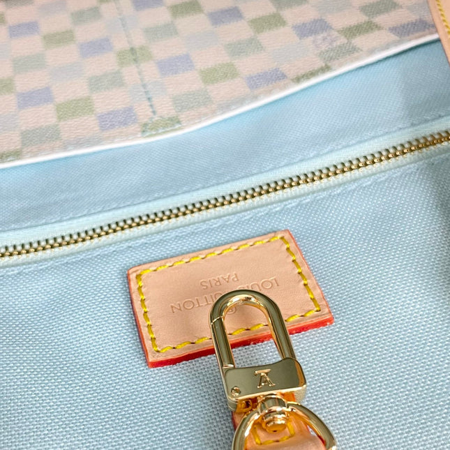 ONTHEGO 35 IN PISTACHIO DAMIER GIANT CANVAS