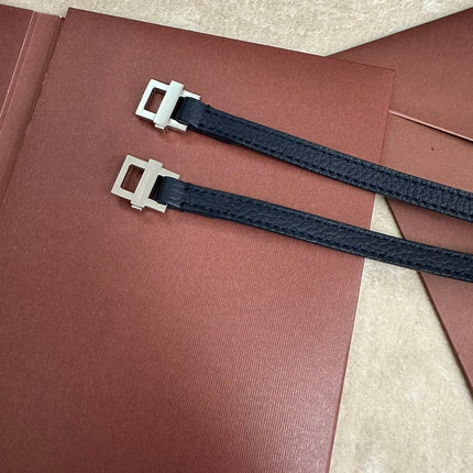 EXTRA POCKET BACKPACK L23.5 IN NAVY BLUE CALFSKIN WITH SILVER HARDWARE