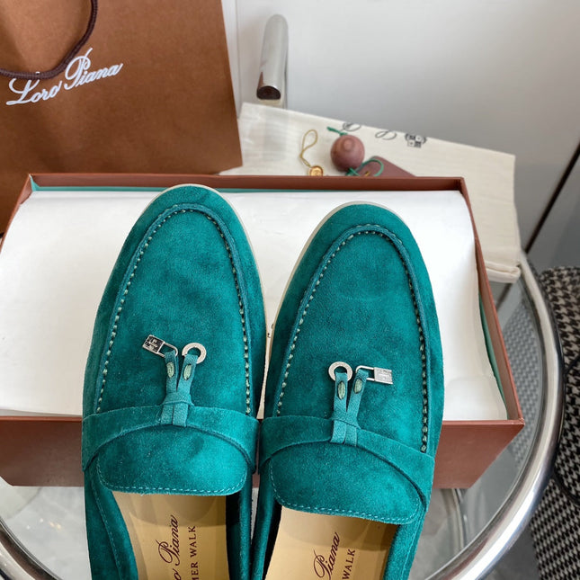 LP SUMMER CHARMS WALK LOAFERS TEAL SUEDE