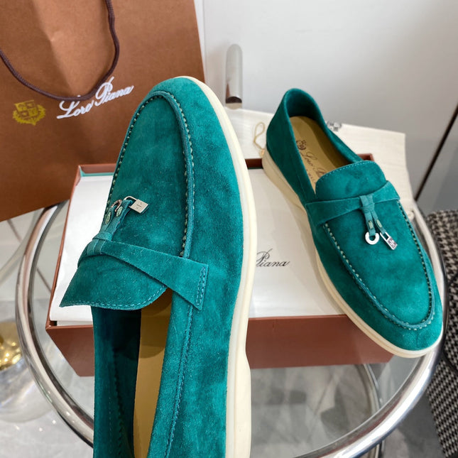 LP SUMMER CHARMS WALK LOAFERS TEAL SUEDE