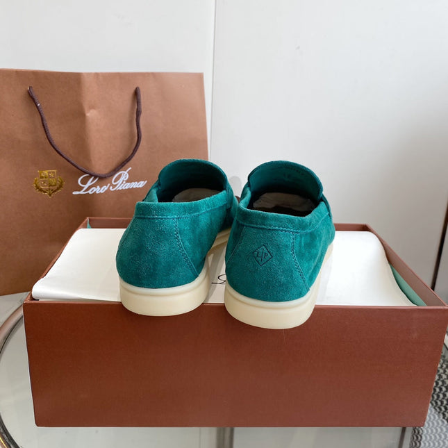 LP SUMMER CHARMS WALK LOAFERS TEAL SUEDE