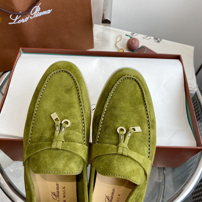 LP SUMMER CHARMS WALK LOAFERS MOSS SUEDE