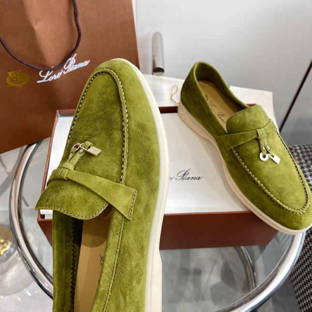 LP SUMMER CHARMS WALK LOAFERS MOSS SUEDE